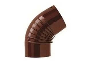 Gomito 45 ° Porcellanato per Stufe a Legna Marrone Lucido Ee ¸ 10 cm Save - 2