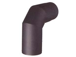 Gomito 90 ° Porcellanato per Stufe a Legna Nero Opaco Pesante 12 mm Ee ¸ 15 - 2