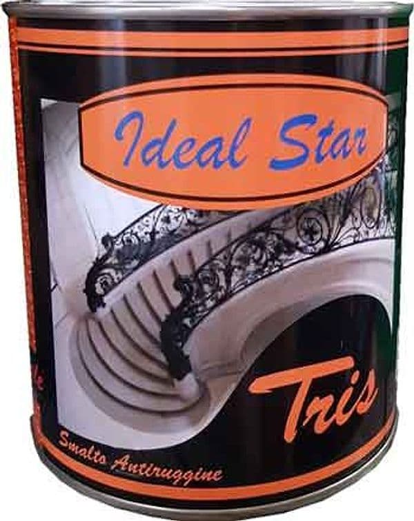 Smalto Antiruggine Tris Ideal Star 0,750 l Antracite - 2