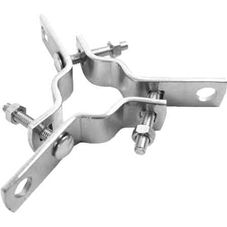 Ralla Tris per Palo Antenna 20 x 3 mm per Pali Ø 25 50 - 2