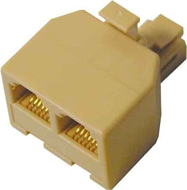 Adattatore Telefonico Modulare Doppio - 2