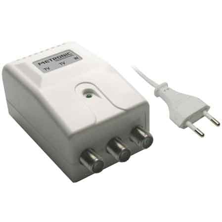 Alimentatore per Amplificatore D Antenna 1 Ingresso 2 Uscite - 2