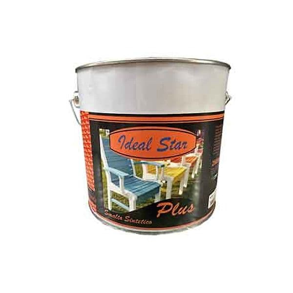 Smalto in Secchio Plus Ideal Star 2,5 l Bianco - 2
