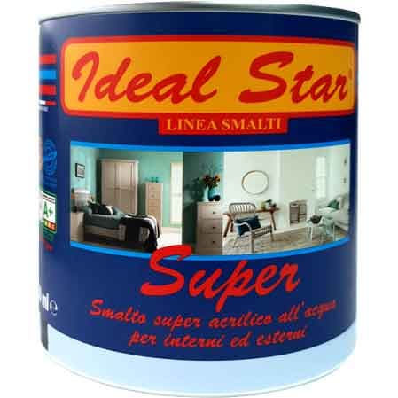 Smalto All Acqua Super Ideal Star 0,750 l Marrone Lucido - 2