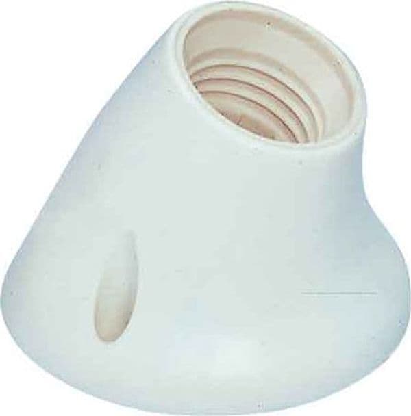 Portalampada a Parete E27 Bianco - 2