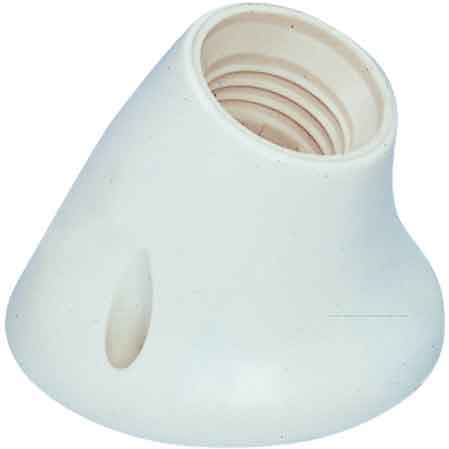 Portalampada a Parete E27 Bianco - 2