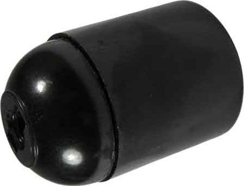 Portalampada E27 Colore Nero - 2
