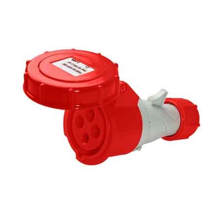 Presa Mobile Industriale IP67 380 V 16A 3P con T 380 Made in Italy 415V - 2