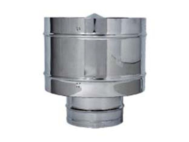 Terminale di Scarico a Botte Acciaio Inox AISI 304 Monoparete Ø 180 mm