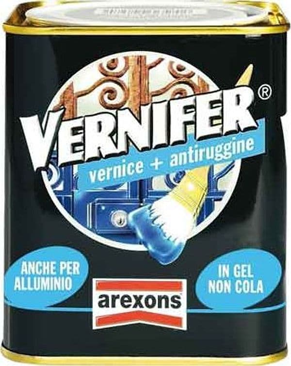 Smalto Antiruggine Brillante Vernifer 750 ml Arexons Rosso - 2