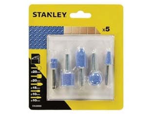 Set 5 Mole Smeriglio per Trapano Codolo 6 mm (STA30000) Stanley - 2
