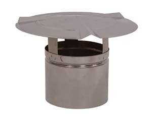 Fumaioli a Cappello in Acciaio Inox Ø 14 mm cm - 2