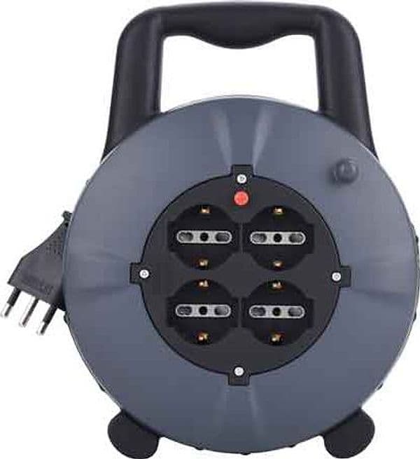 Avvolgicavo Domestico con Manico 15 m Electraline - 2
