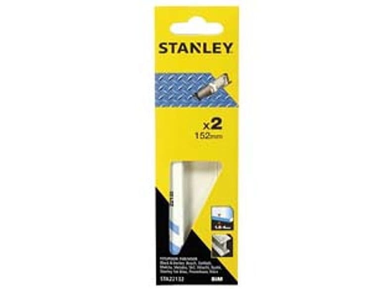 Set 2 Lame per Seghe a Gattuccio per Metallo 152 MMX1,4 Fine (STA22132) – Stanley