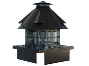 Aspiratore Elettrico per Canna Fumaria a Base Quadra 32 CMX3242X42 - 2