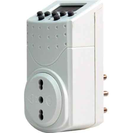 Programmatore Giornaliero Digitale Spina 16A 2P con T Presa 10 16A 2P+T - 2