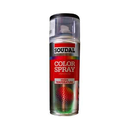 Smalto Spray Alte Temperature Soudal 400 ml Trasparente 6 Pezzi - 2