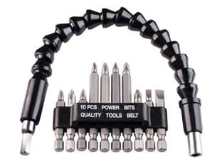 Set Bit per Avvitare con Alberino Flessibile 300 mm PZ.11 Einhell 2 Blister - 2