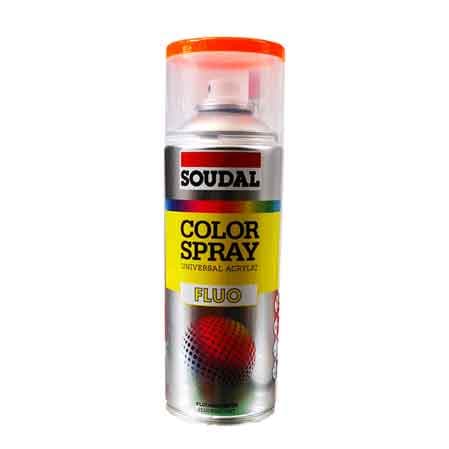 Bomboletta Spray Fluorescente Soudal 400 ml Arancio 6 Pezzi - 2
