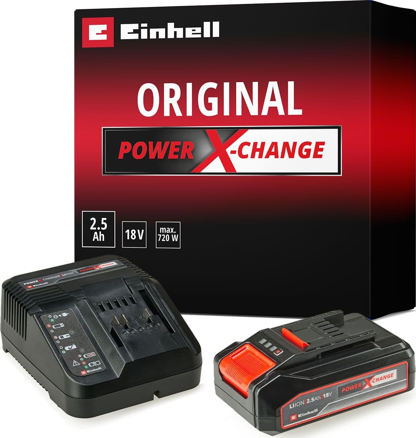 Kit Energy Caricabatteria Xchange + 1 Batteria 18 V 2,5AH Einhell - 2