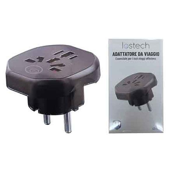Adattatore da Viaggio Ls AC6 Lostech Portata Massima 2500 W - 2