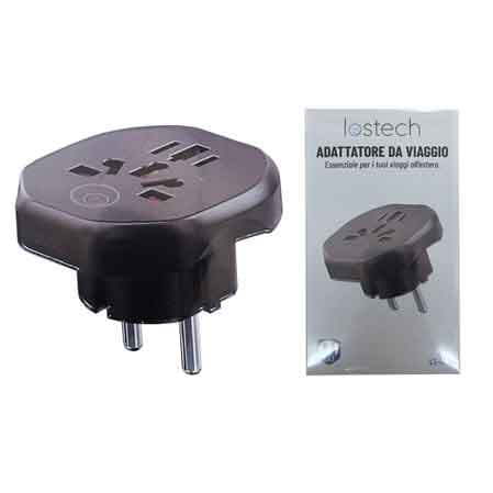 Adattatore da Viaggio Ls AC6 Lostech Portata Massima 2500 W - 2