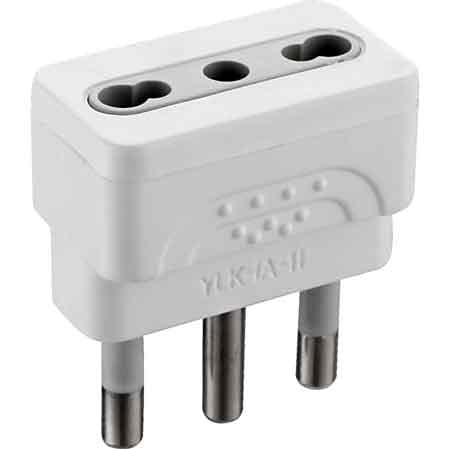 Adattatore Semplice 16A 2P con T Presa 10 16A 2P+T - 2