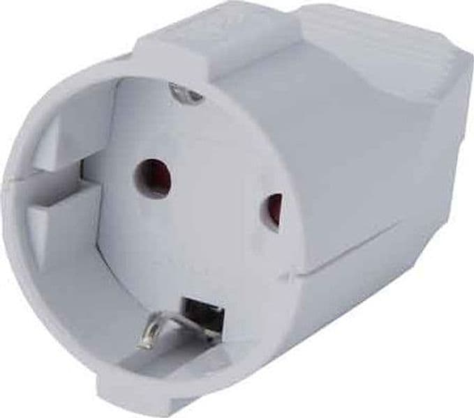 Presa Mobile Schuko 10A 2P con T - 2