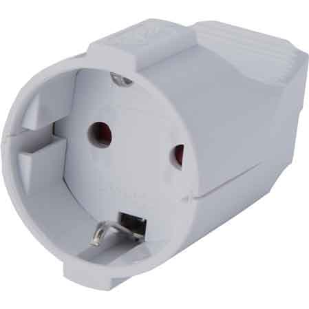 Presa Mobile Schuko 10A 2P con T - 2