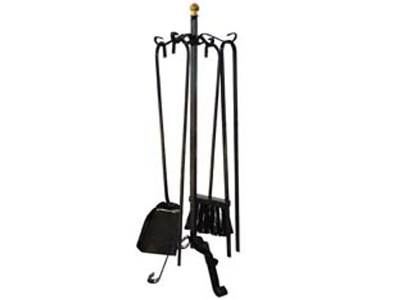Set 4 Attrezzi con Treppiedi per Camino 65 Cmh - 2