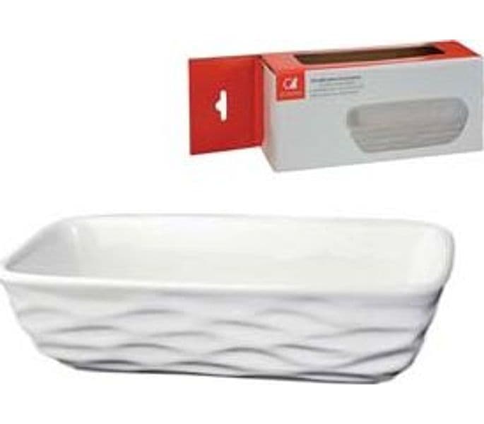 Umidificatore in Ceramica Vaschetta Rigata Bianca 10 CMX6X24H. Il 12 Pezzi - 2