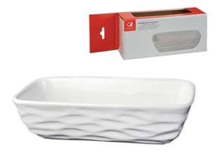 Umidificatore in Ceramica Vaschetta Rigata Bianca 10 CMX6X24H. Il 12 Pezzi - 2
