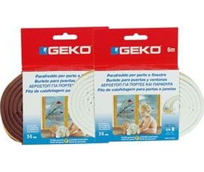 Parafreddo in Geko Gomma Profilo P 9 Mmh. Rotolo da 6 m Marrone 10 Pezzi - 2