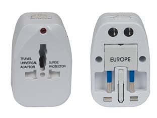 Adattatore Universale per Spine Elettriche Bianco Portata Max 2.500 2 Pezzi - 2