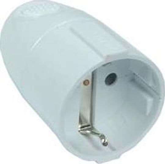 Presa Schuko 2P+T Bianca 16A Bianca Syntesy 10 Pezzi - 2