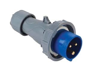 Spina Industriale Volante Blu 2P+E Cee IP67 16A Blu - 2