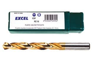 Punte HSS Titanio Ø 1,5 mm Excel 10 Pezzi - 2