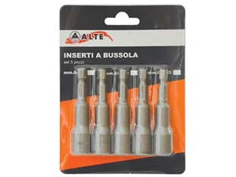 INSERTI A BUSSOLA MAGNETICI PER AVVITATORI SET DA 5 PEZZI- - 65x10 mm - 2 pezzi EXCEL