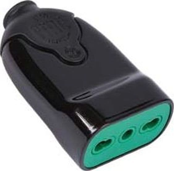 Presa Dritta 2 Poli + Terra Bipasso 10 16A Nera 81001 Fanton 5 Pezzi - 2