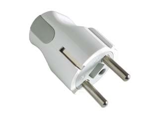 Spina Schuko 2 Poli + Terra 16A Bianca 80070 Fanton 5 Pezzi - 2