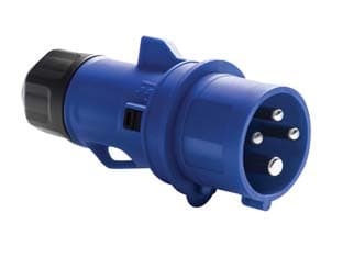 Spina Industriale Volante Bli 3P+T Cee IP44 16A Blu - 2