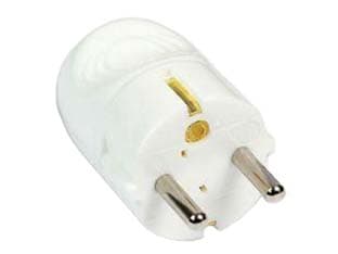 Spina Schuko 2 Poli + Terra 16A Bianca Linea Garanti Bianca 82580 10 Pezzi - 2