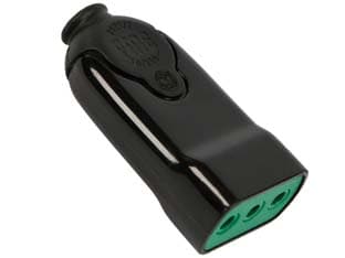 Presa Dritta 2 Poli + Terra 10A Nera 81011 Fanton 5 Pezzi - 2