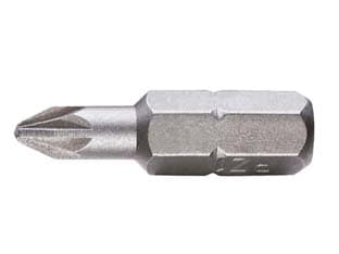 Inserti a Croce Pozidrive per Avvitatori 25 mm 25 mm Pz 2 Excel 10 Pezzi - 2