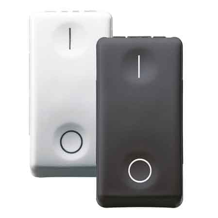 Interruttore Bipolare Sistem 16AX 250V Gewiss Bianco - 2