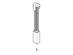 Spazzole a Carboncino per Elettroutensili Modello 1 Makita 1732 5 8 Pezzi - 2