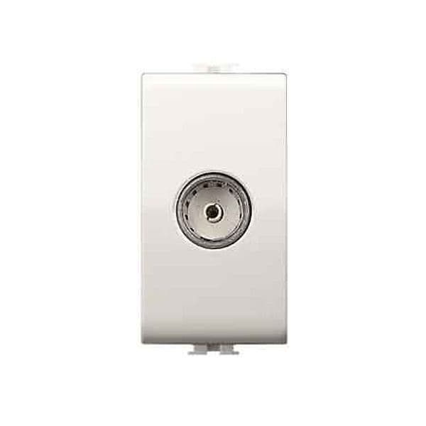 Presa Coassiale Tv Easy Bianco Ec Elettrocanali