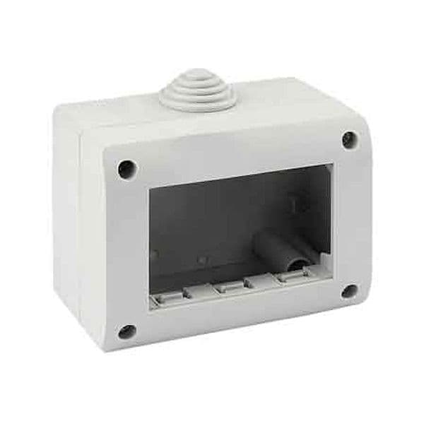 Contenitore da Parete per Apparecchi IP40 Easy 3 Posti Ec Elettrocanali - 2