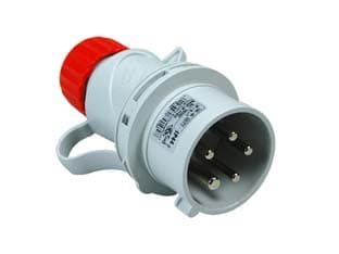 Spina Industriale Volante Argo Rossa 3P+T+N Cee 309 IP44 16A Rosso 70105 - 2
