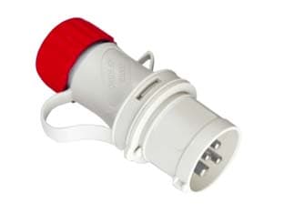 Spina Industriale Volante Argo Rossa 3P+T Cee IP44 16A Rosso 2 Pezzi - 2